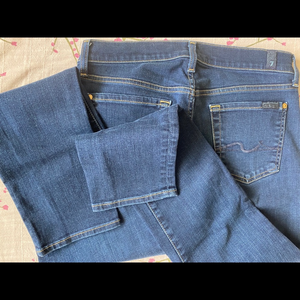7 FOR ALL MANKIND slim cigarette jeans